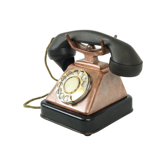 Image 1 of Old Dial Phone Copper