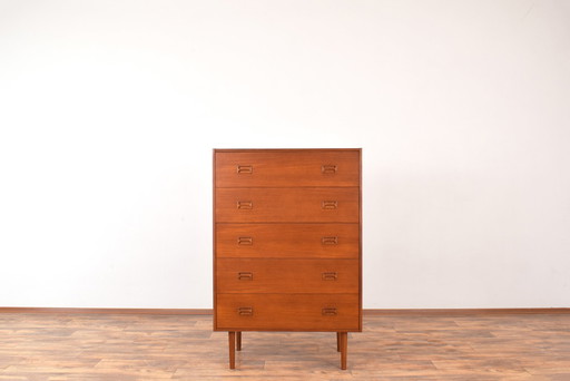 Mid-Century Danish Teak Chest Of Drawers, 1960S.