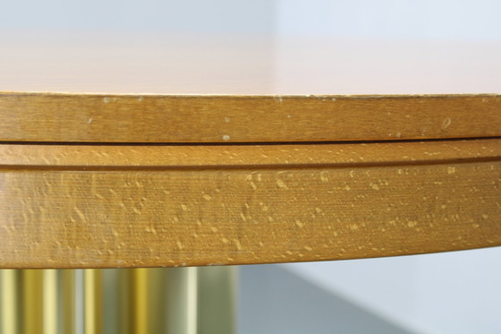 Image 1 of 1970S Italian Round Extendable Dining Table 