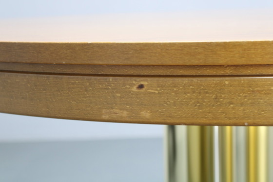 Image 1 of 1970S Italian Round Extendable Dining Table 