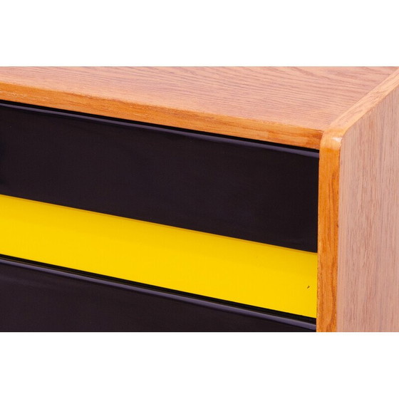 Image 1 of Cassettiera vintage U-458 in legno di faggio e compensato di Jiri Jiroutek per Interier Praha, Cecoslovacchia, 1960