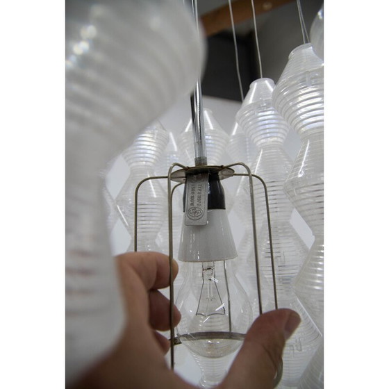 Image 1 of Vintage space age chandelier by Napako, 1970