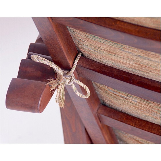 Image 1 of Vintage Reclining Armchair in Oak - 1920s