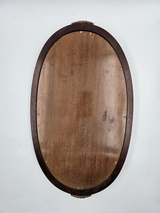 Image 1 of 1930's Art Deco Wood And Marquetry Tray