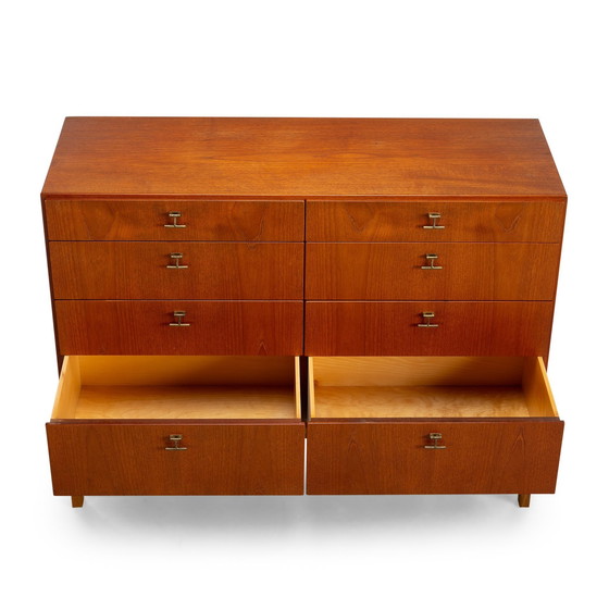 Image 1 of Teak Chest Of Drawers Model No. 234, China Series By Borge Mogensen For Fdb Moller, 1960S