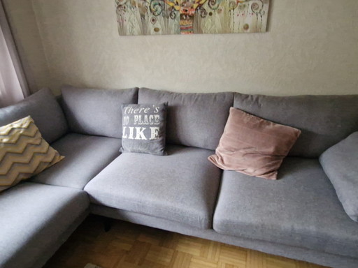 Corner sofa Gondola, 273 Cm, Ottoman approx. 232 Cm Scandinavian design