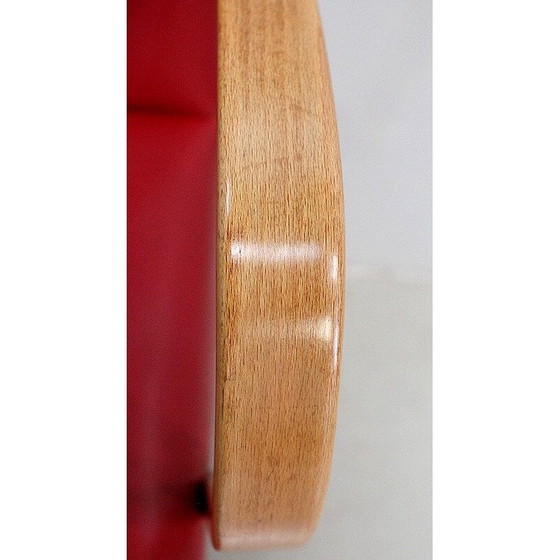 Image 1 of Vintage armchair in light natural beechwood, 1950