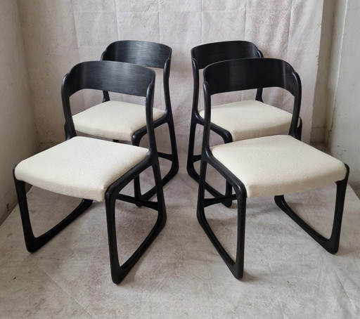 4x Baumann Sled Chairs