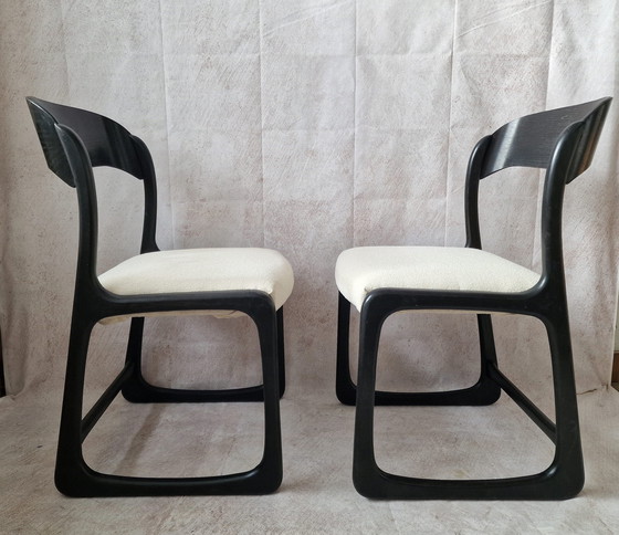 Image 1 of 4x Baumann Sled Chairs