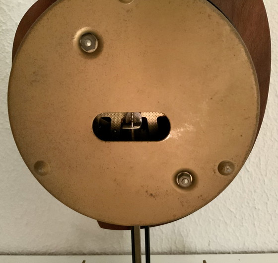 Image 1 of Orfac table clock with pendulum and key