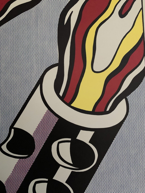 Image 1 of Roy Lichtenstein: Triptychon As I Opened Fire. Edition Stedelijk Museum Amsterdam 1964.