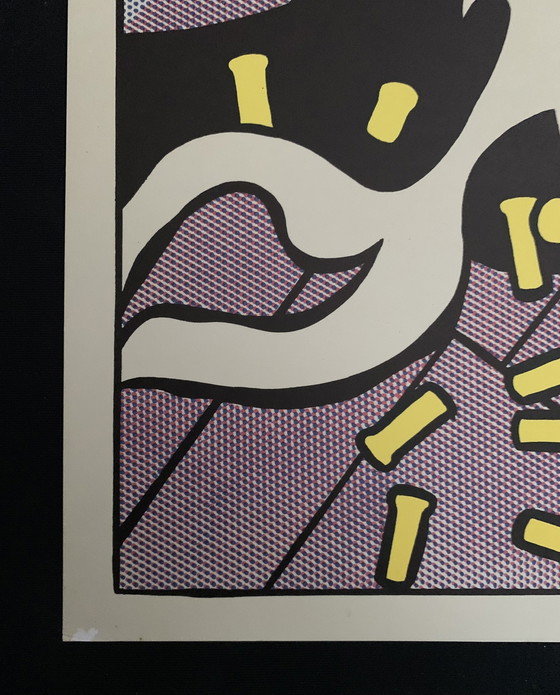 Image 1 of Roy Lichtenstein: Triptychon As I Opened Fire. Edition Stedelijk Museum Amsterdam 1964.