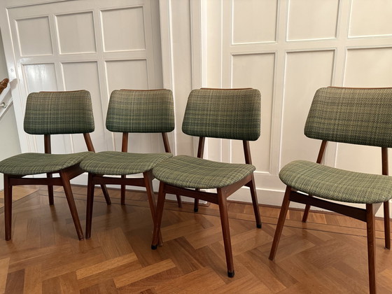 Image 1 of Wooden Pastoe Dining Chairs 4 Pieces