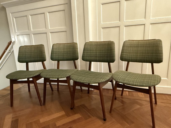 Image 1 of Wooden Pastoe Dining Chairs 4 Pieces