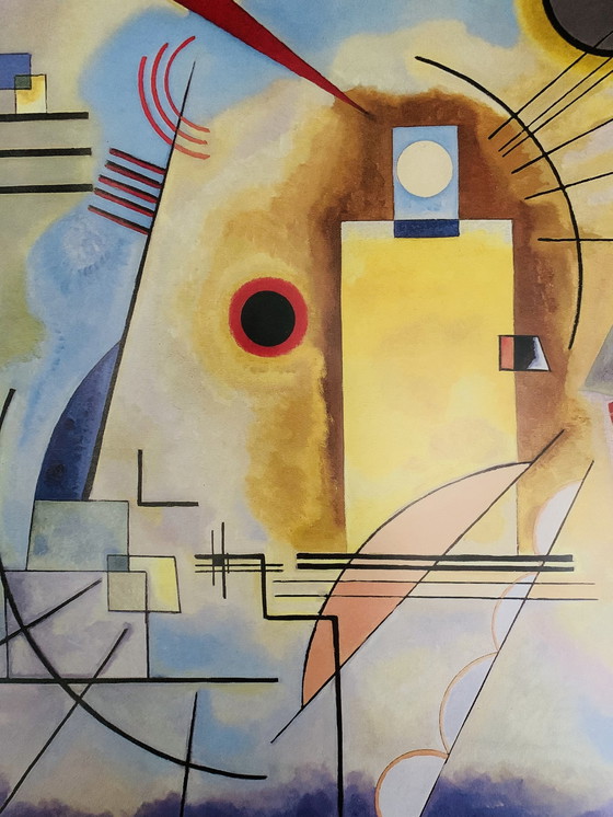 Image 1 of Wassily Kandinsky: "Yellow, Red, Blue." Offset lithograph.