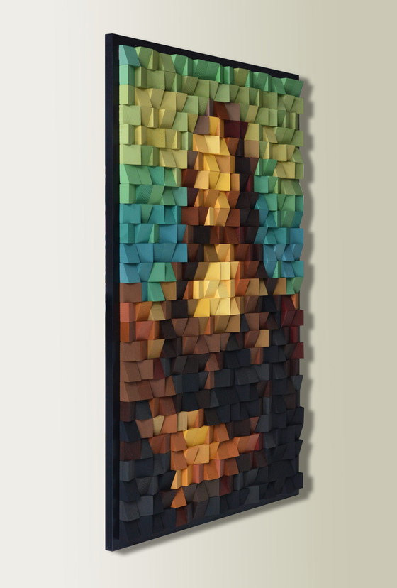 Image 1 of Nadi Art- Wooden art "Mona Lisa"