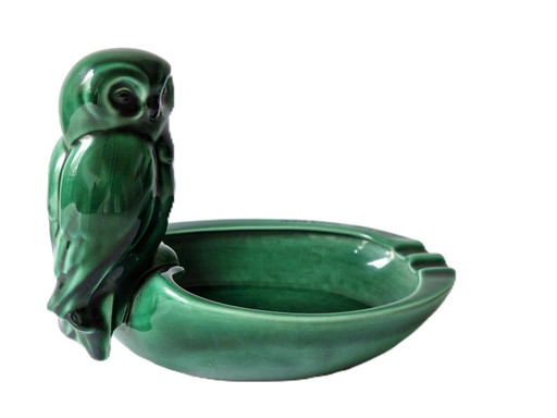 Plateelbakkerij Zuid-Holland - Ashtray Owl Cigars - Model 7232