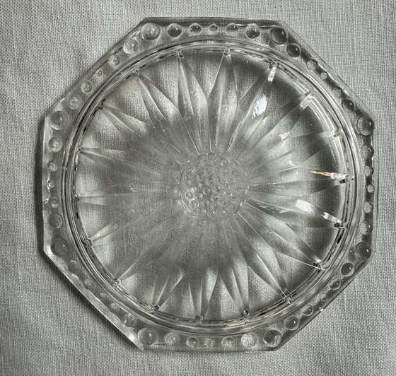 Image 1 of Set Of 21 Hexagone Glass Coasters