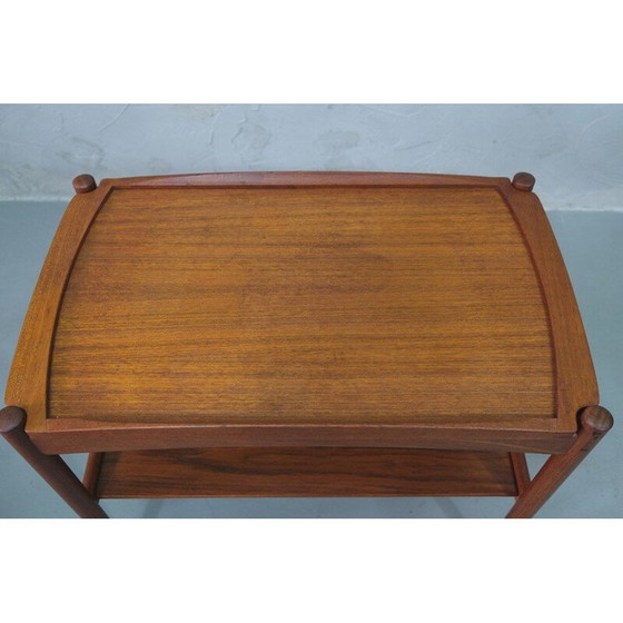 Image 1 of Vintage teak bar trolley by Poul Hundevad, Danish 1960