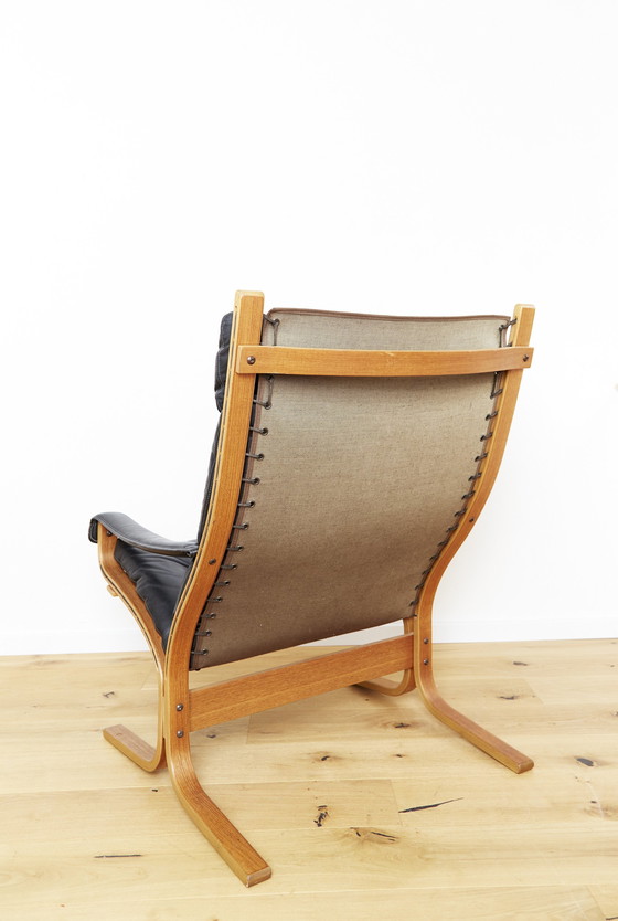 Image 1 of Siesta Lounge Chair & Ottoman By Ingmar Relling For Westnofa, 1970S, Set Of 2