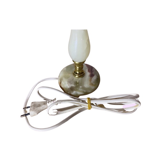 Image 1 of Green Marble Table Lamp