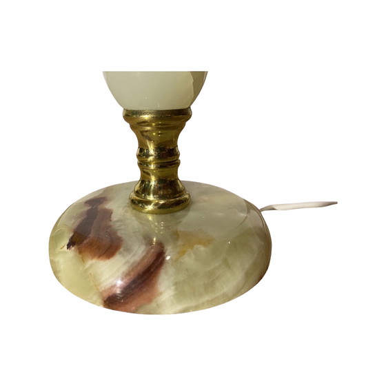 Image 1 of Green Marble Table Lamp