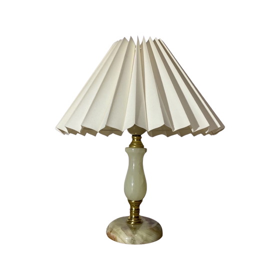 Image 1 of Green Marble Table Lamp