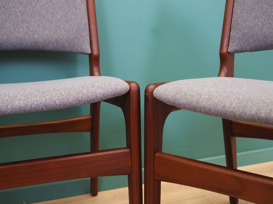 Image 1 of Set Of Five Rosewood Chairs, Danish Design, 1970S, Designer: Henning Kjaernulf