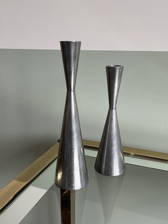 Image 1 of Set of Candlesticks Götta Erika Pekkari for Ikea vintage