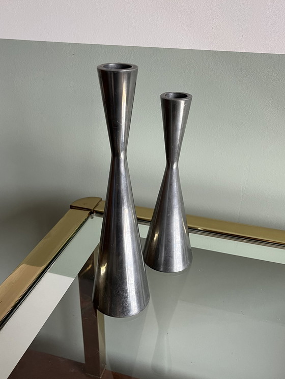 Image 1 of Set of Candlesticks Götta Erika Pekkari for Ikea vintage