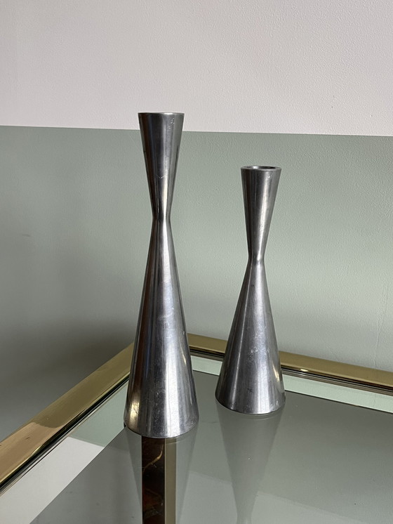 Image 1 of Set of Candlesticks Götta Erika Pekkari for Ikea vintage