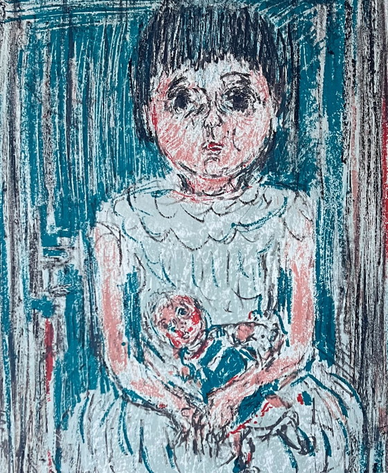 Image 1 of André Cottavoz - Sophie and her doll