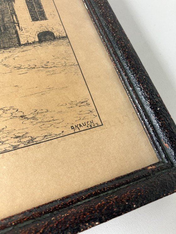 Image 1 of Beautiful Etching From A. Kawch 1947