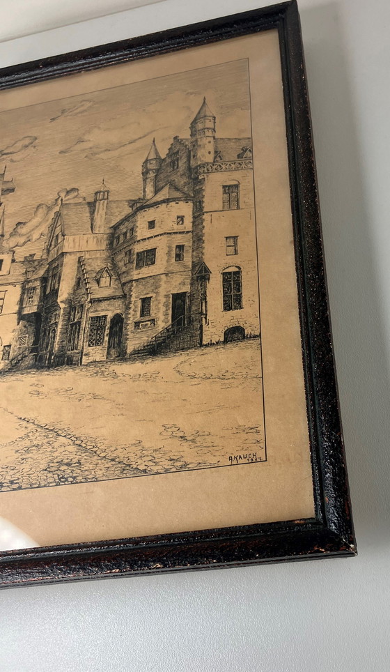 Image 1 of Beautiful Etching From A. Kawch 1947