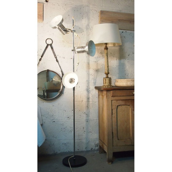 Image 1 of Lampada da terra cromata vintage, 1960