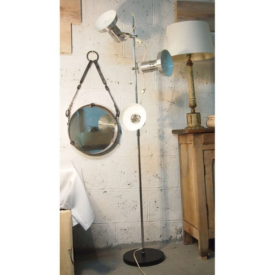 Image 1 of Lampada da terra cromata vintage, 1960