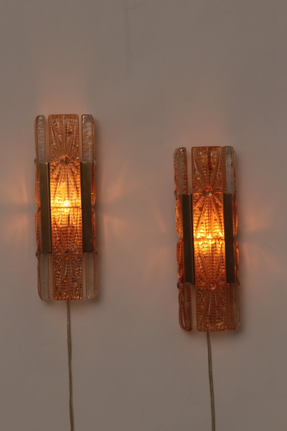 Image 1 of Danish Design Set Vitrika Aladdin Wall Lamps, Denmark 1960S