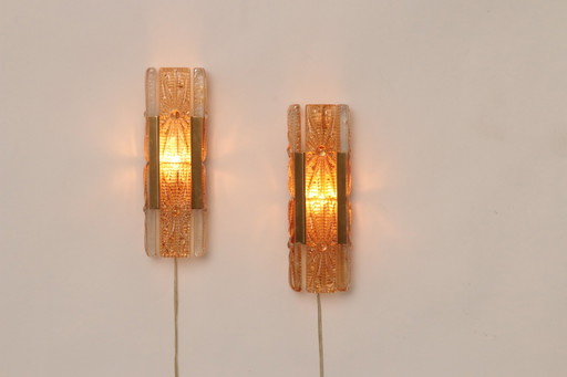 Danish Design Set Vitrika Aladdin Wall Lamps, Denmark 1960S