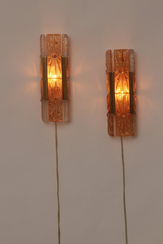 Image 1 of Danish Design Set Vitrika Aladdin Wall Lamps, Denmark 1960S