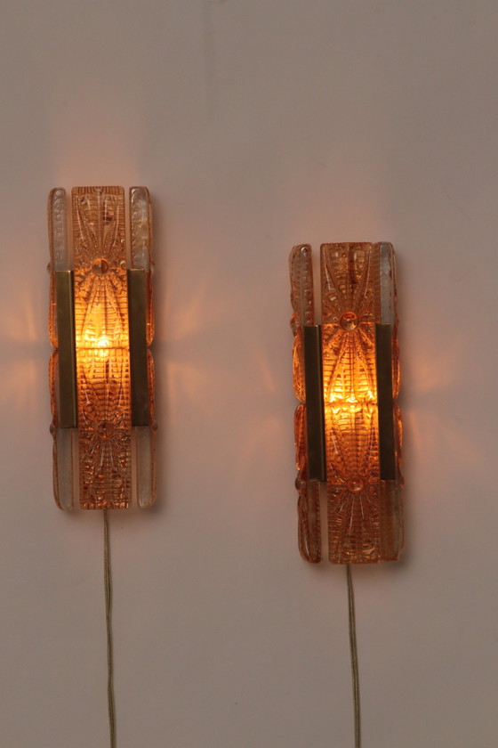 Image 1 of Danish Design Set Vitrika Aladdin Wall Lamps, Denmark 1960S