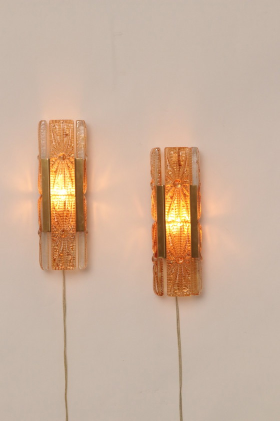 Image 1 of Danish Design Set Vitrika Aladdin Wall Lamps, Denmark 1960S