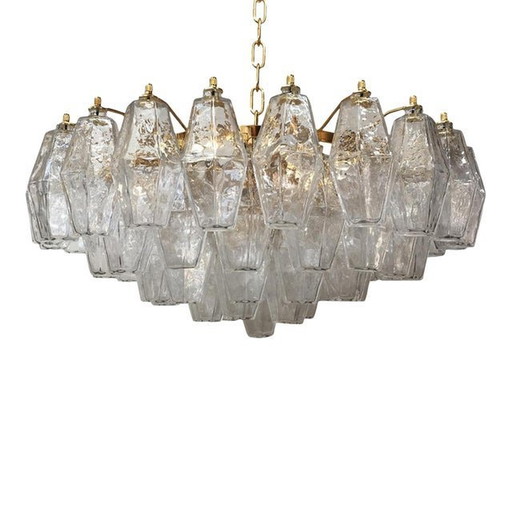 Murano Glass Sputnik Chandelier Poliedro Mazzega Zuccheri Venini Barovier Style