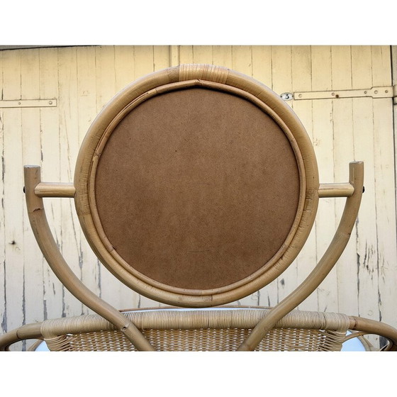 Image 1 of Vintage bamboo and rattan dressing table by Anne bamboo, 1960