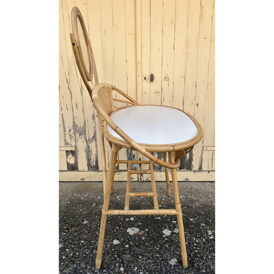 Image 1 of Vintage bamboo and rattan dressing table by Anne bamboo, 1960