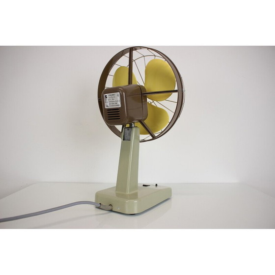 Image 1 of Vintage plastic and metal table fan by Strojsmalt, Czechoslovakia 1950