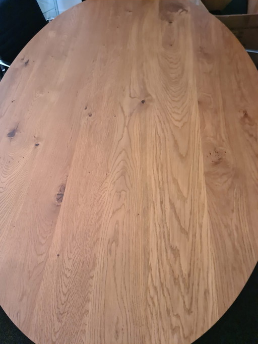 Table du Sud Oval Oak Table