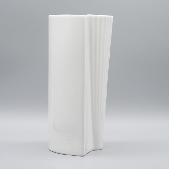 Image 1 of Hutschenreuther Maxim'S Design Vase Duo Unique Series 80'S Porcelain Art Deco 