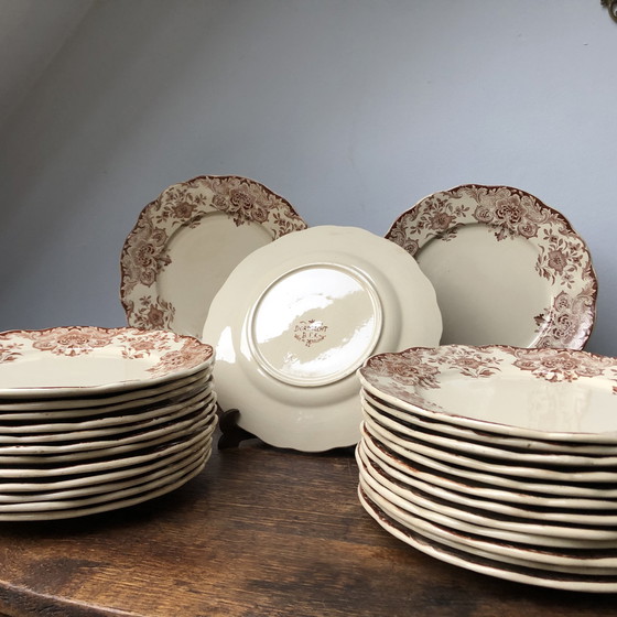 Image 1 of 26x assiettes en porcelaine B.F.K.