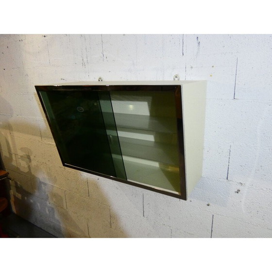 Image 1 of Mobiletto medico vintage in metallo laccato, 1950