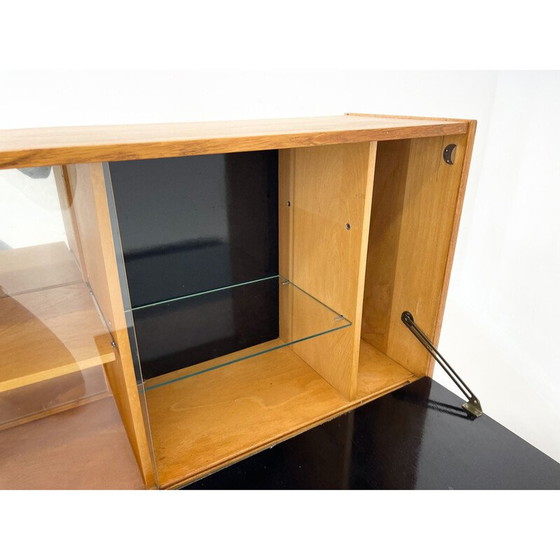 Image 1 of Mid-century display cabinet with a bar, Czechoslovakia